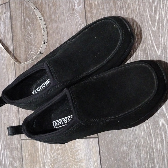 Lands' End Shoes - Lands End black suede loafers. Size 7B